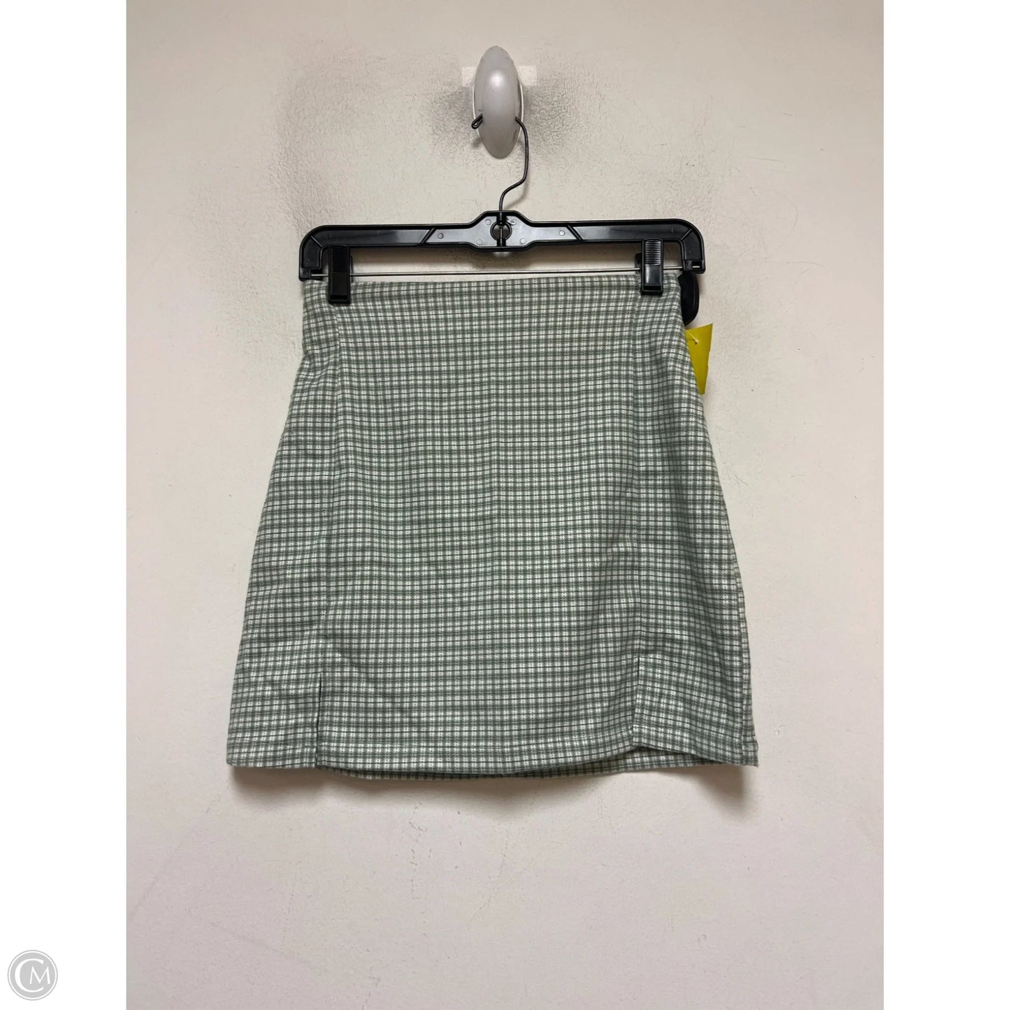 Skirt Mini & Short By Brandy Melville In Plaid Pattern, Size: 0