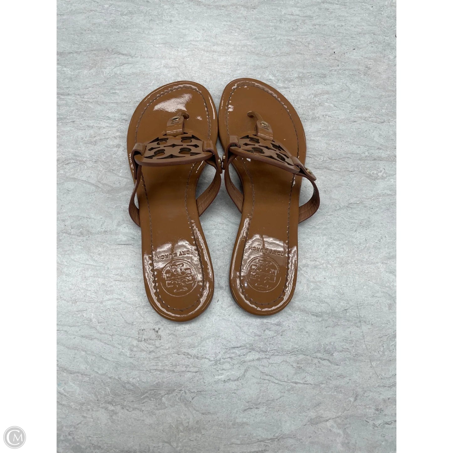 Sandals Designer By Tory Burch In Brown, Size: 7