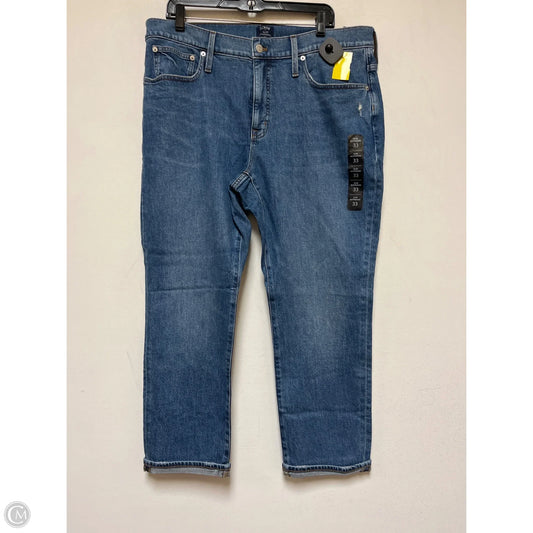 Jeans Boyfriend By J. Crew In Blue Denim, Size: 10