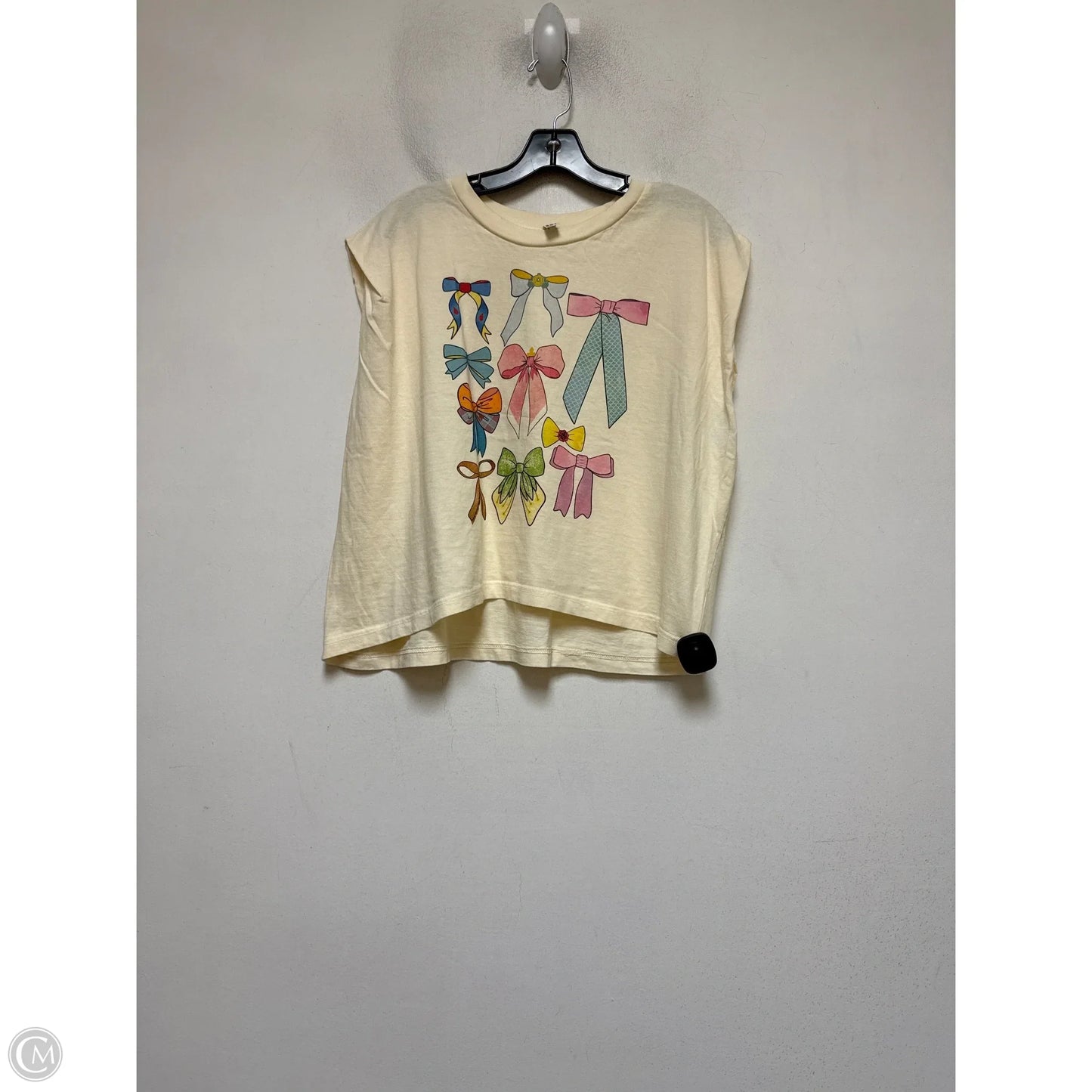 Top Sleeveless By American Apparel In Yellow, Size: Xl