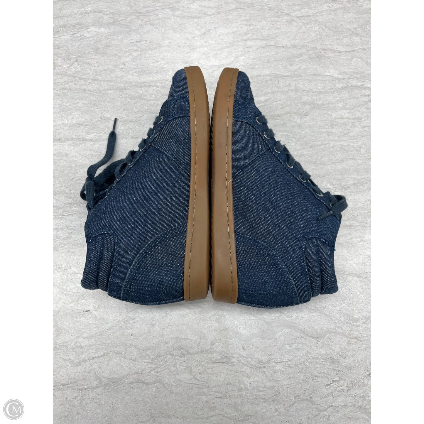 Shoes Sneakers By Guess In Blue Denim, Size: 8.5