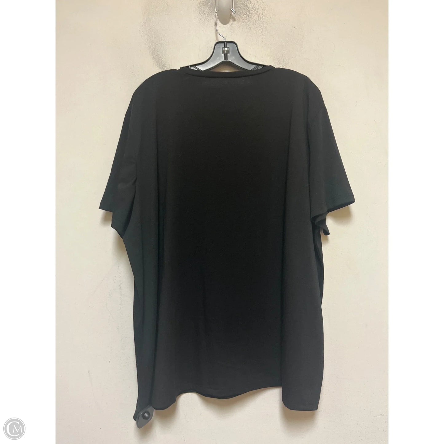 Top Short Sleeve By Disney In Black, Size: 5