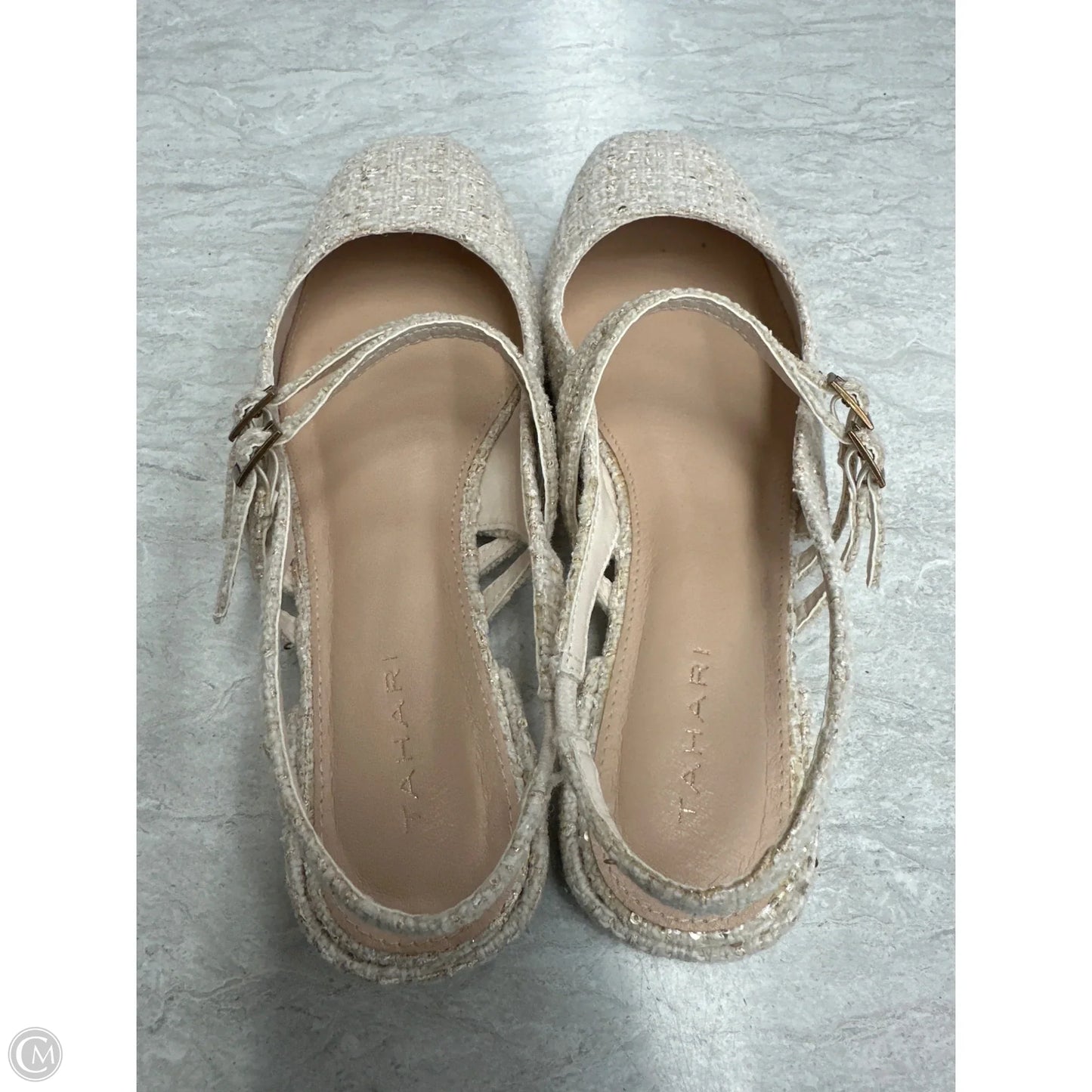 Shoes Flats By Tahari In Cream, Size: 9