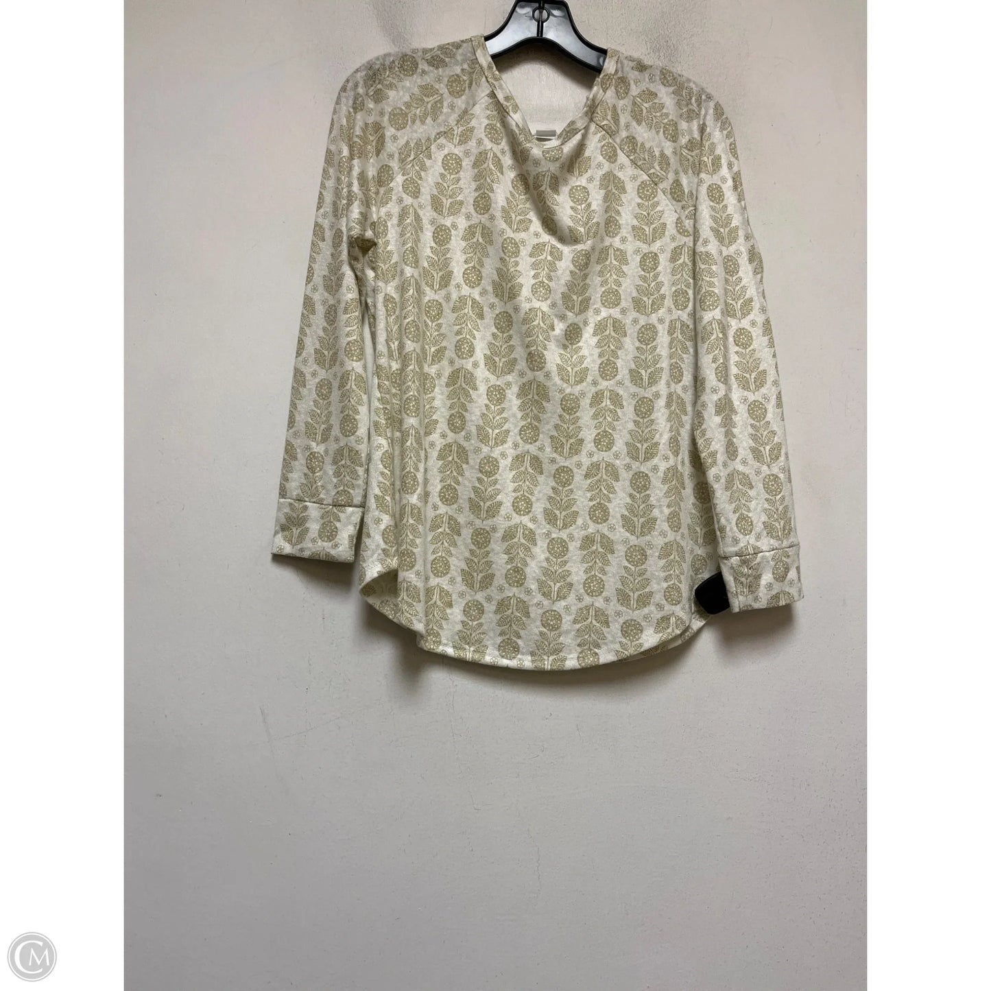 Top Long Sleeve By Clothes Mentor In Green, Size: M
