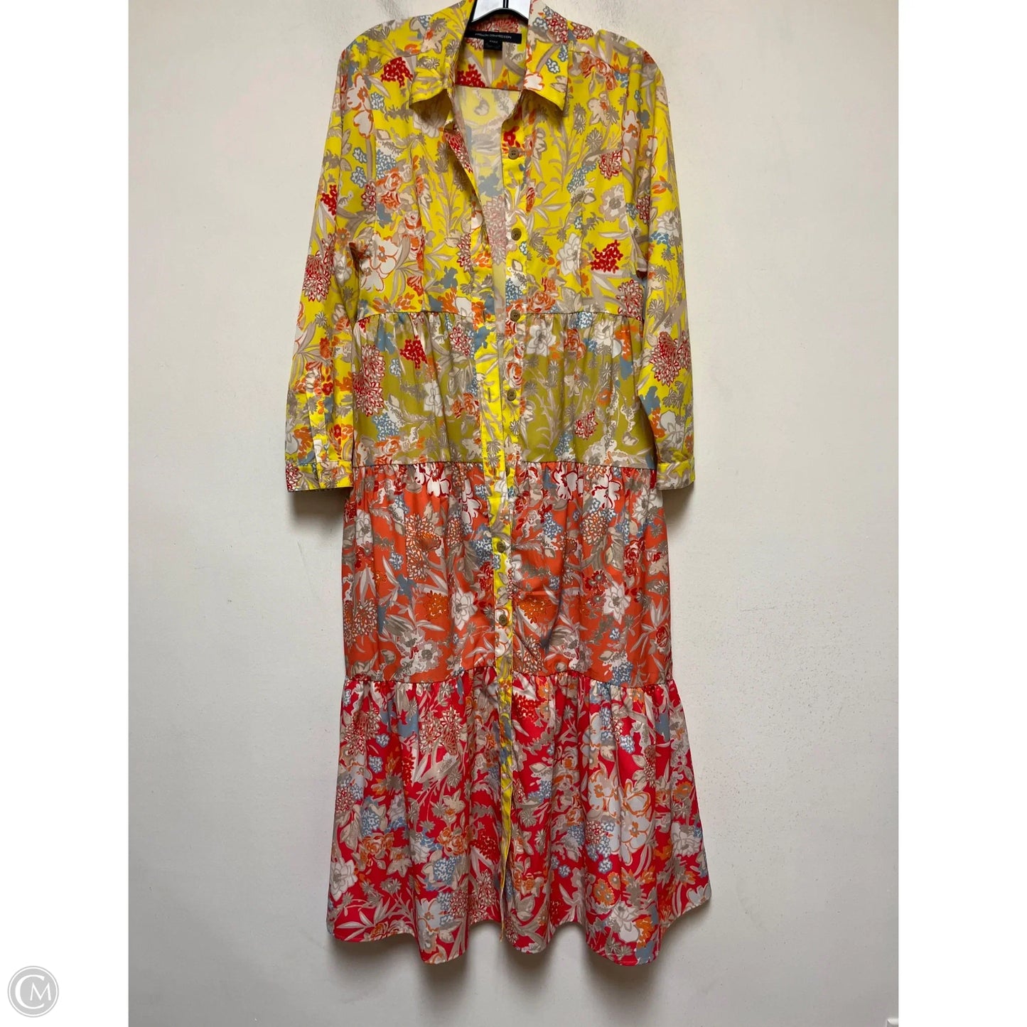 Dress Casual Maxi By French Connection In Floral Print, Size: Xs