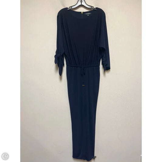 Jumpsuit By Ralph Lauren In Navy, Size: M