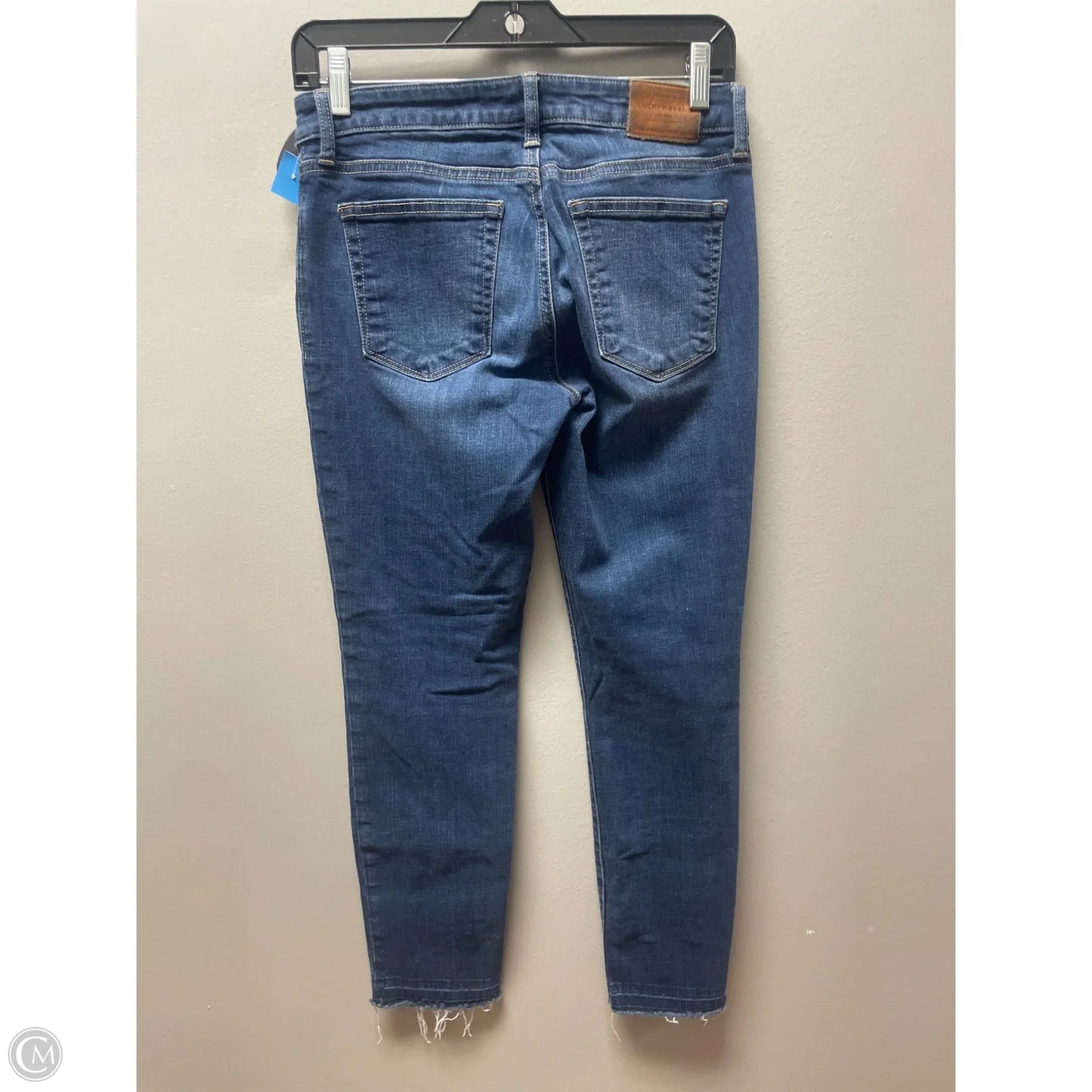Jeans Skinny By Lucky Brand In Blue Denim, Size: 4