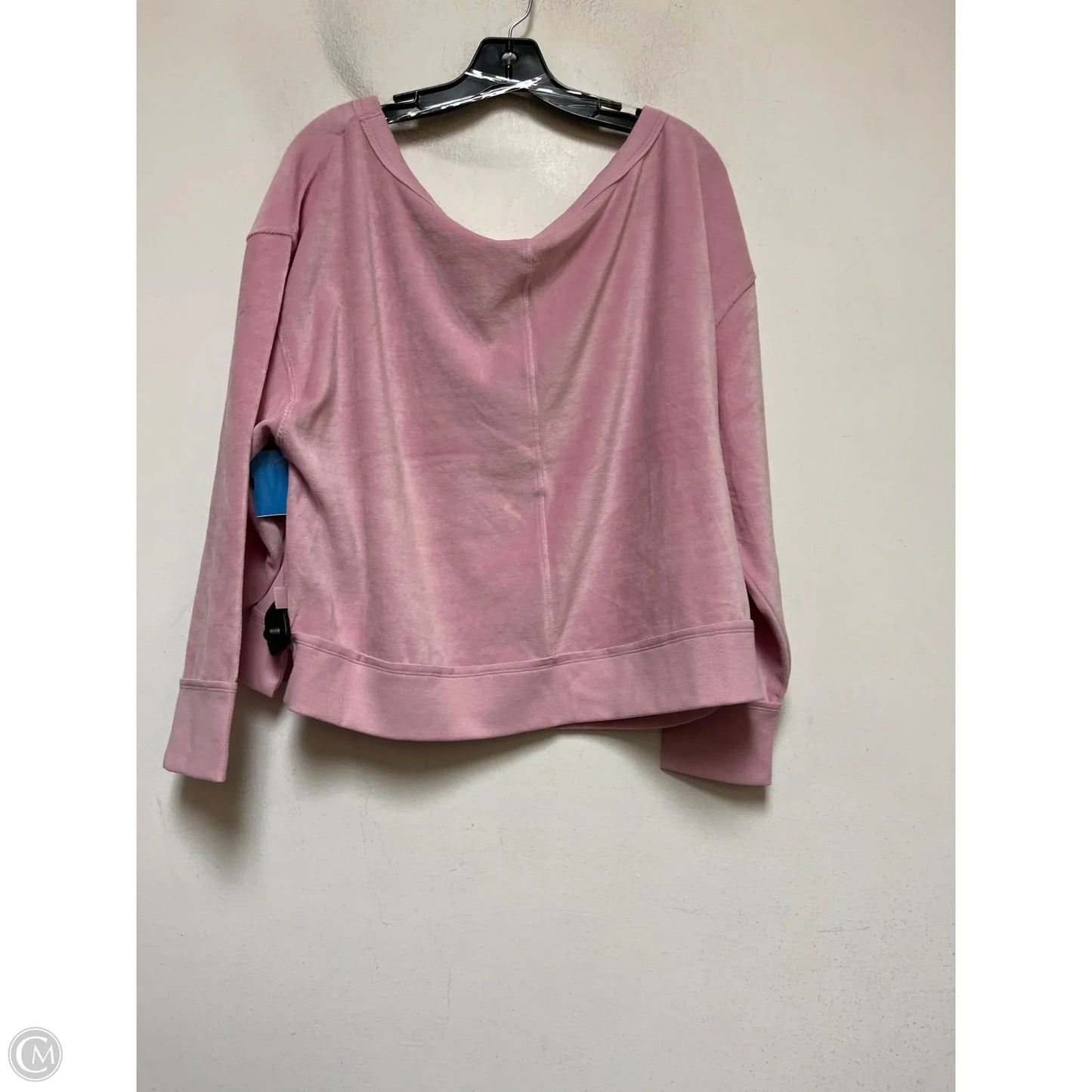 Athletic Top Long Sleeve Crewneck By Joy Lab In Pink, Size: L