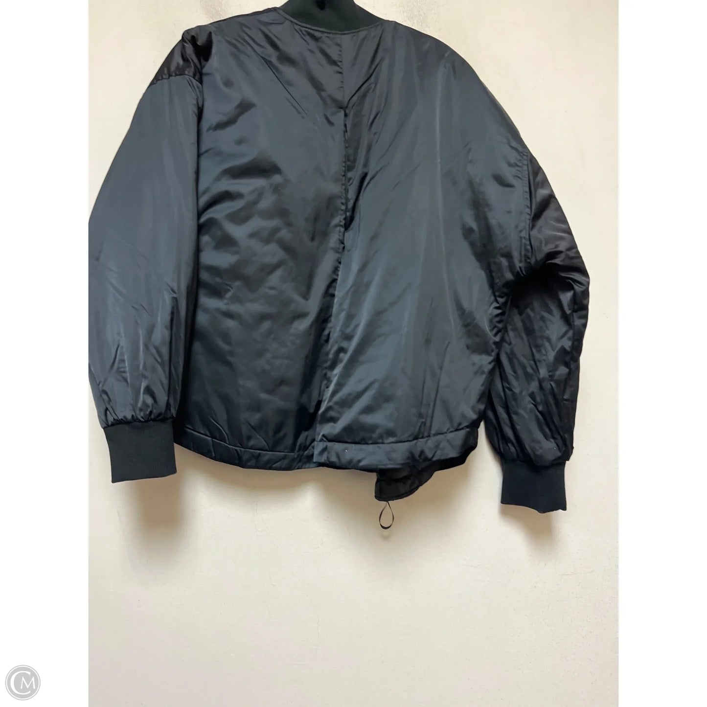 Jacket Puffer & Quilted By A New Day In Black, Size: S