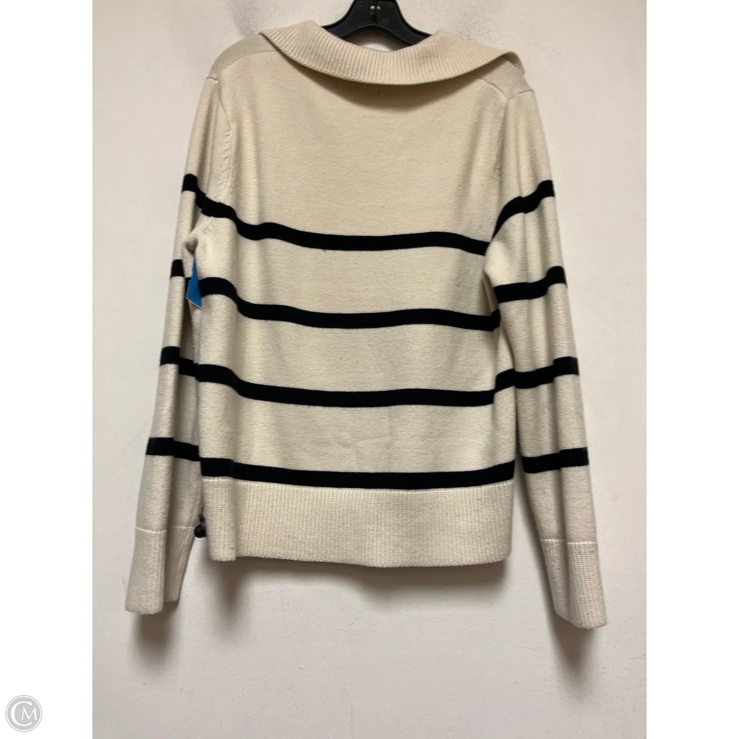 Sweater By Mng In Black & Cream, Size: Xl