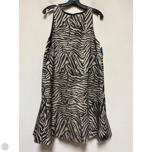 Dress Casual Short By H&m In Zebra Print, Size: M