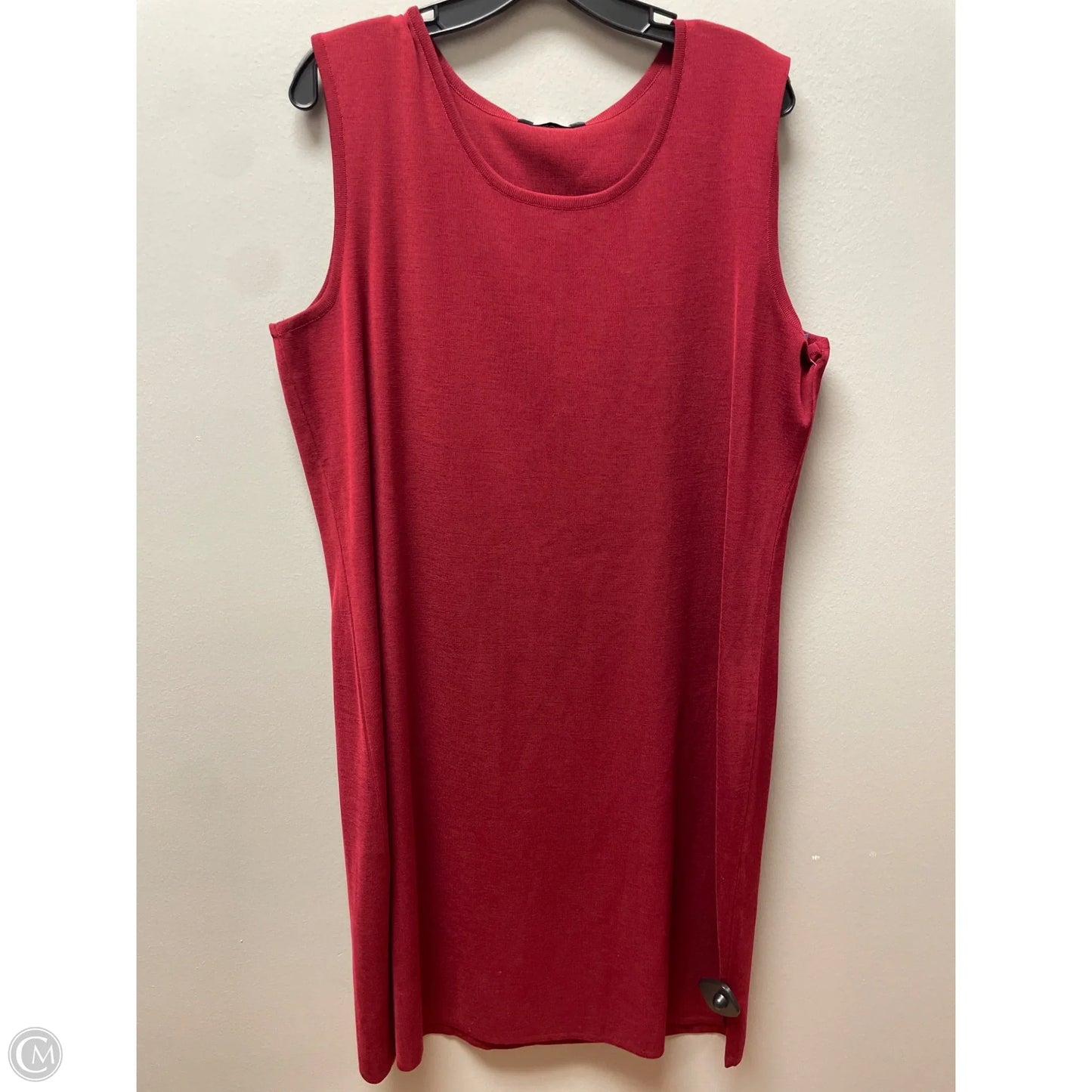 Dress Casual Short By Misook In Maroon, Size: Xl