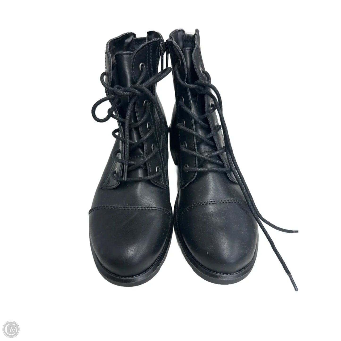 Boots Ankle Flats By Madden Girl In Black, Size: 6.5