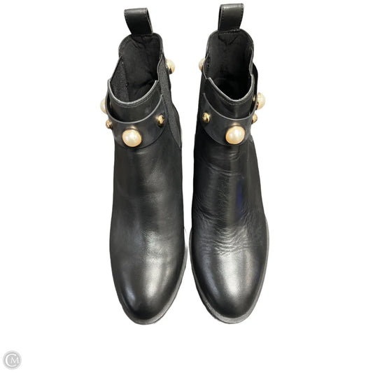 Boots Designer By Karl Lagerfeld In Black, Size: 9.5