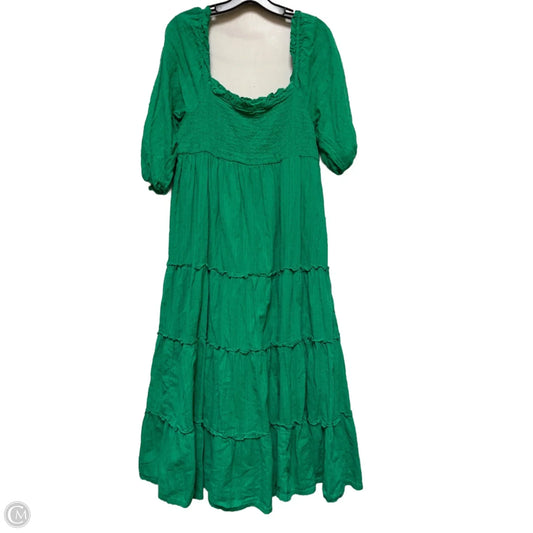 Dress Casual Maxi By Crown And Ivy In Green, Size: L