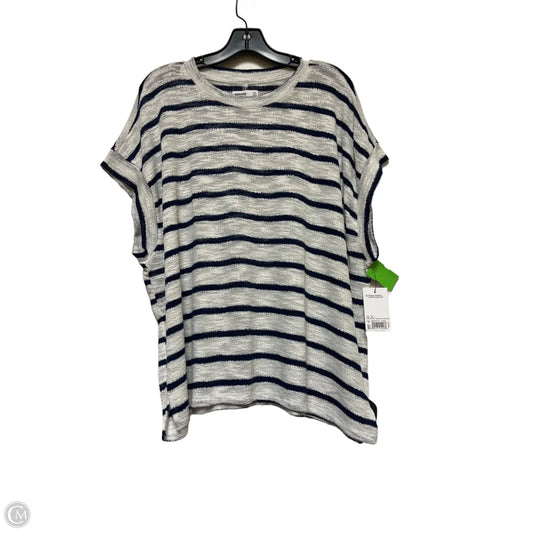 Top Sleeveless By Sonoma In Striped Pattern, Size: 2x