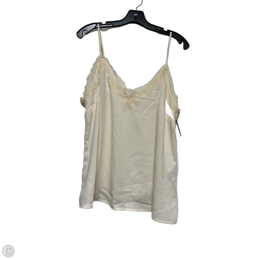 Top Sleeveless By Old Navy In Cream, Size: L