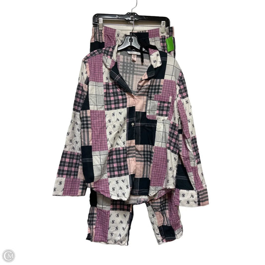 Pajamas 2pc By Victorias Secret In Plaid Pattern, Size: M