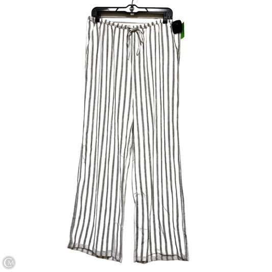 Pants Wide Leg By Divided In Striped Pattern, Size: 10