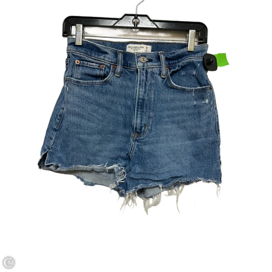 Shorts By Abercrombie And Fitch In Blue Denim, Size: 2