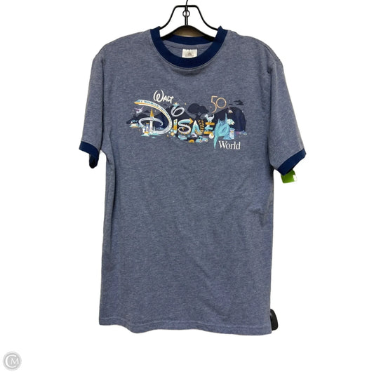 Top Short Sleeve By Disney Store In Blue, Size: S