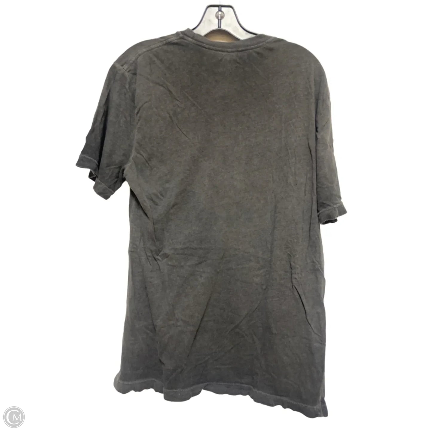 Top Short Sleeve Basic By Disney Store In Grey & White, Size: S