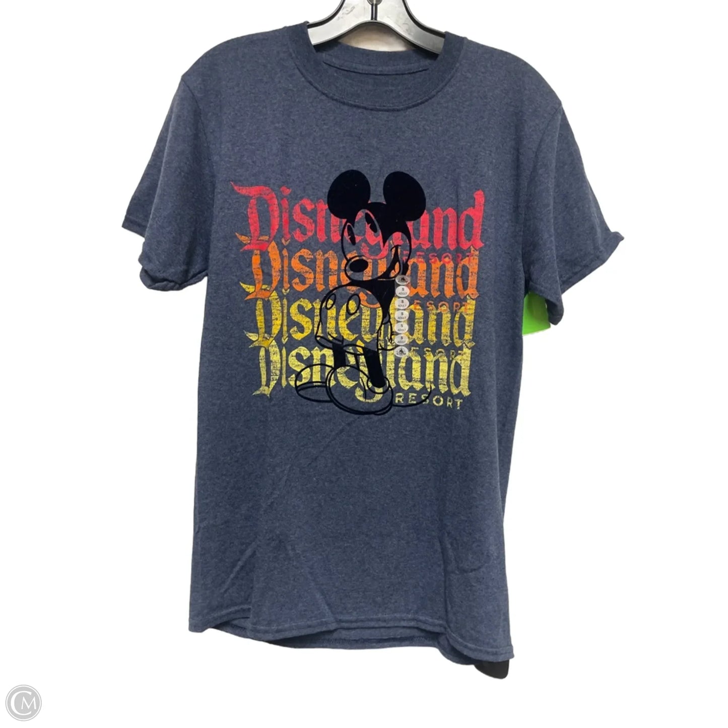 Top Short Sleeve Basic By Disney Store In Blue, Size: S