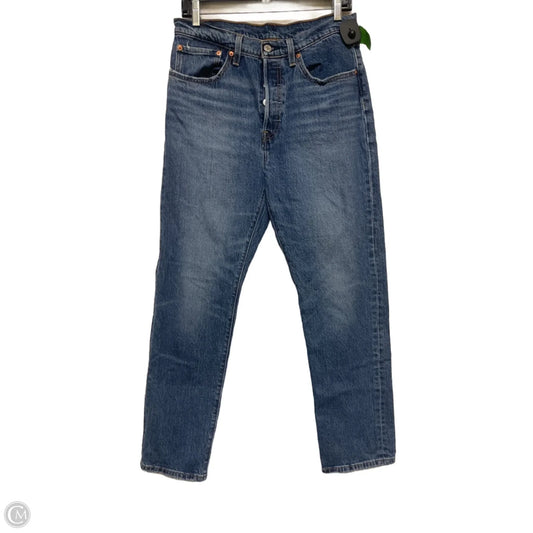 Jeans Boyfriend By Levis In Blue Denim, Size: 8