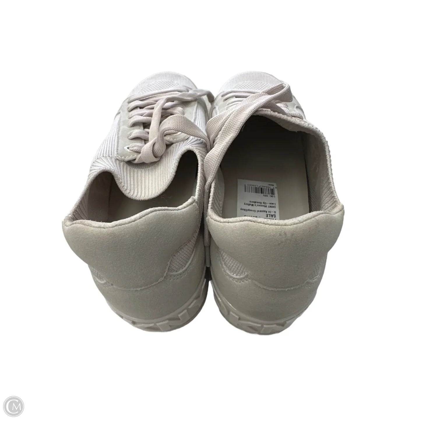 Shoes Sneakers By Dkny In Tan, Size: 8.5