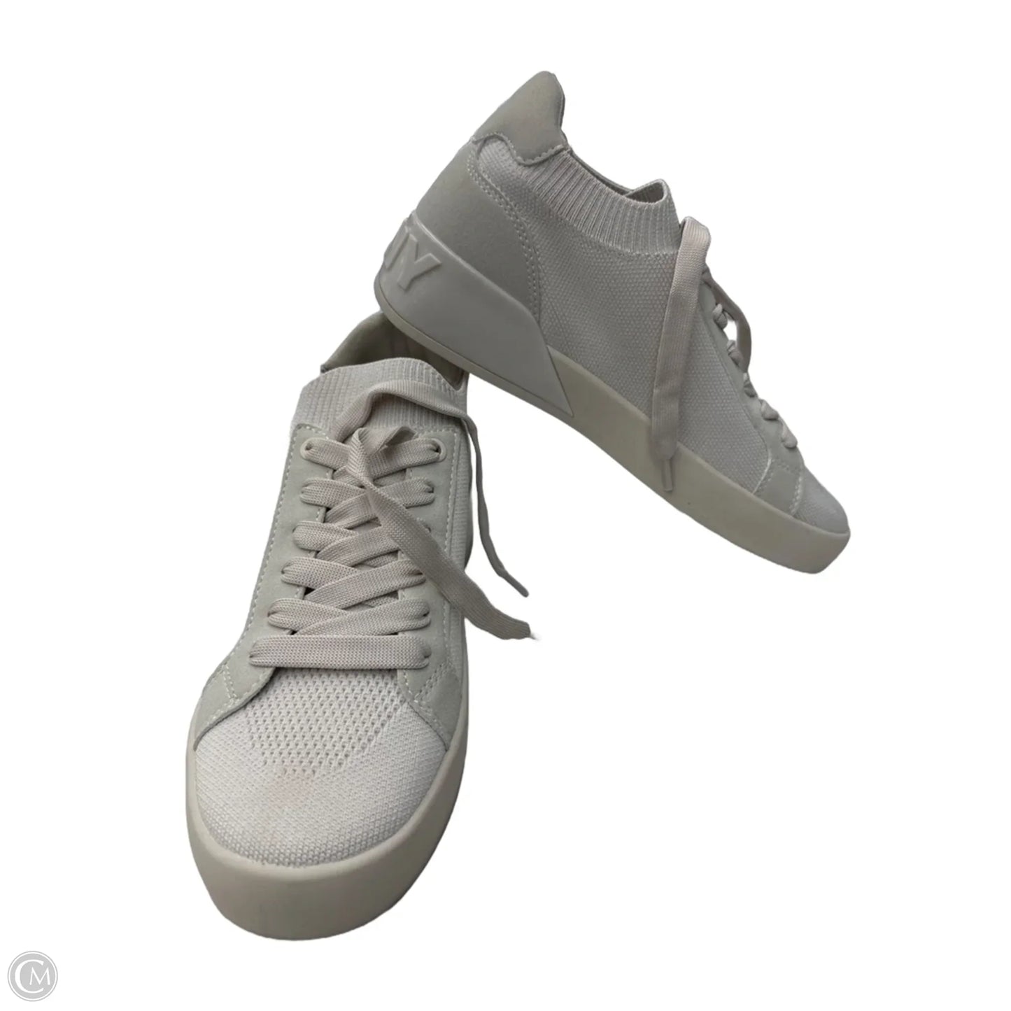 Shoes Sneakers By Dkny In Tan, Size: 8.5