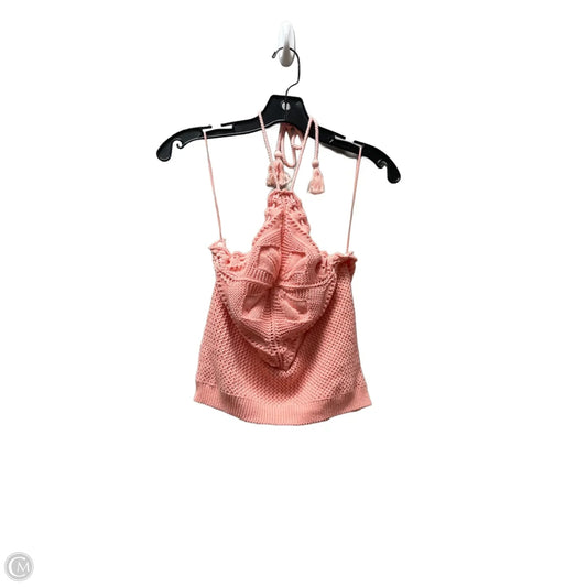 Top Sleeveless By 525 In Orange, Size: M