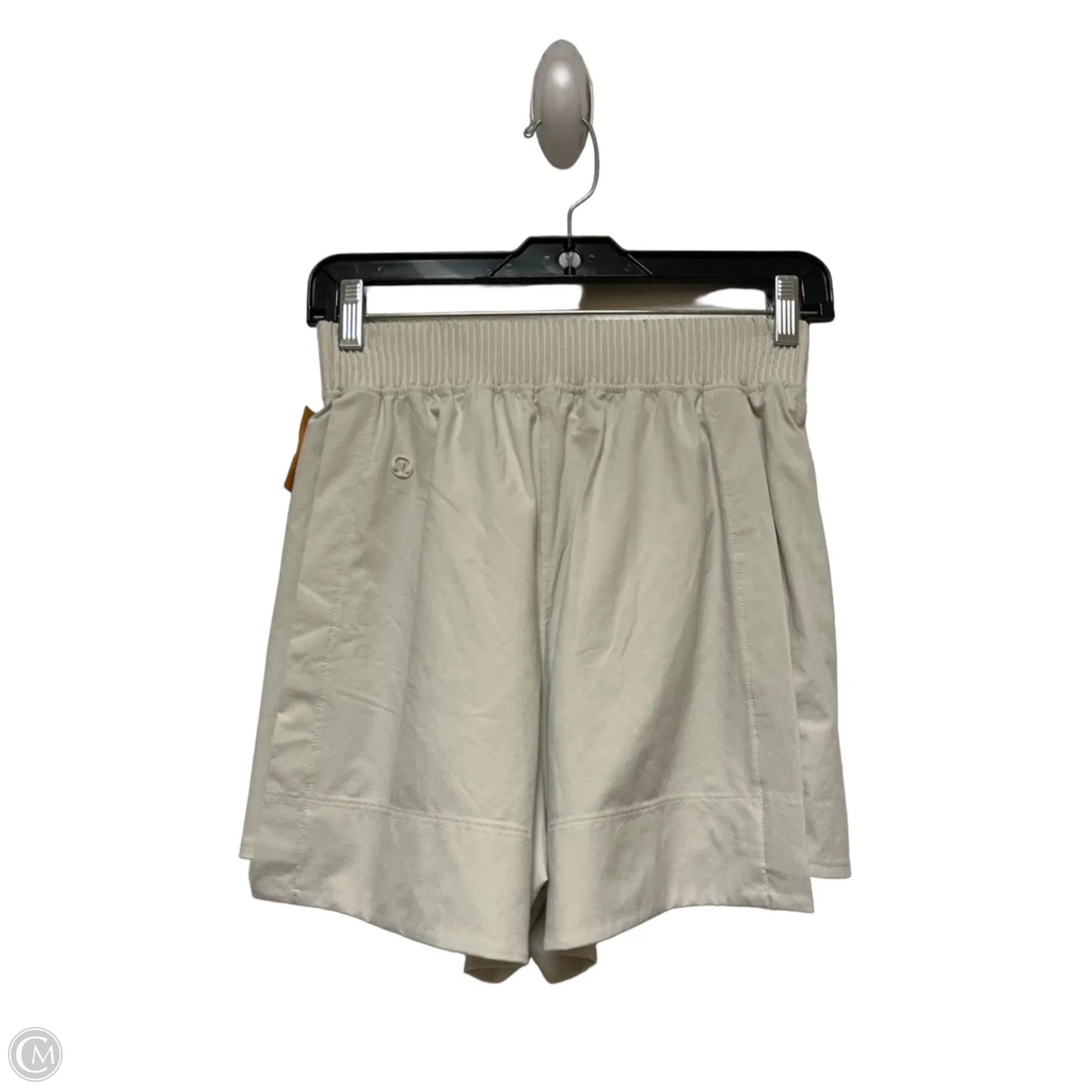 Athletic Shorts By Lululemon In Tan, Size: Xxs