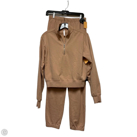 Athletic Pants 2pc By Fabletics In Tan, Size: S