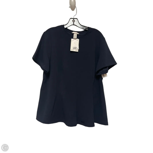 Top Short Sleeve By H&m In Navy, Size: Xl