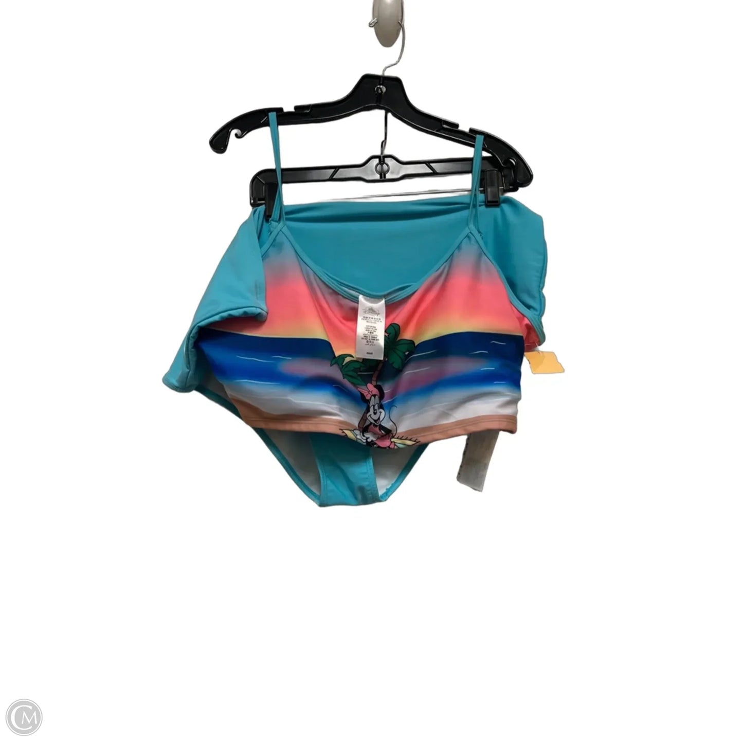 Swimsuit 2pc By Disney Store In Blue & Orange, Size: 2x
