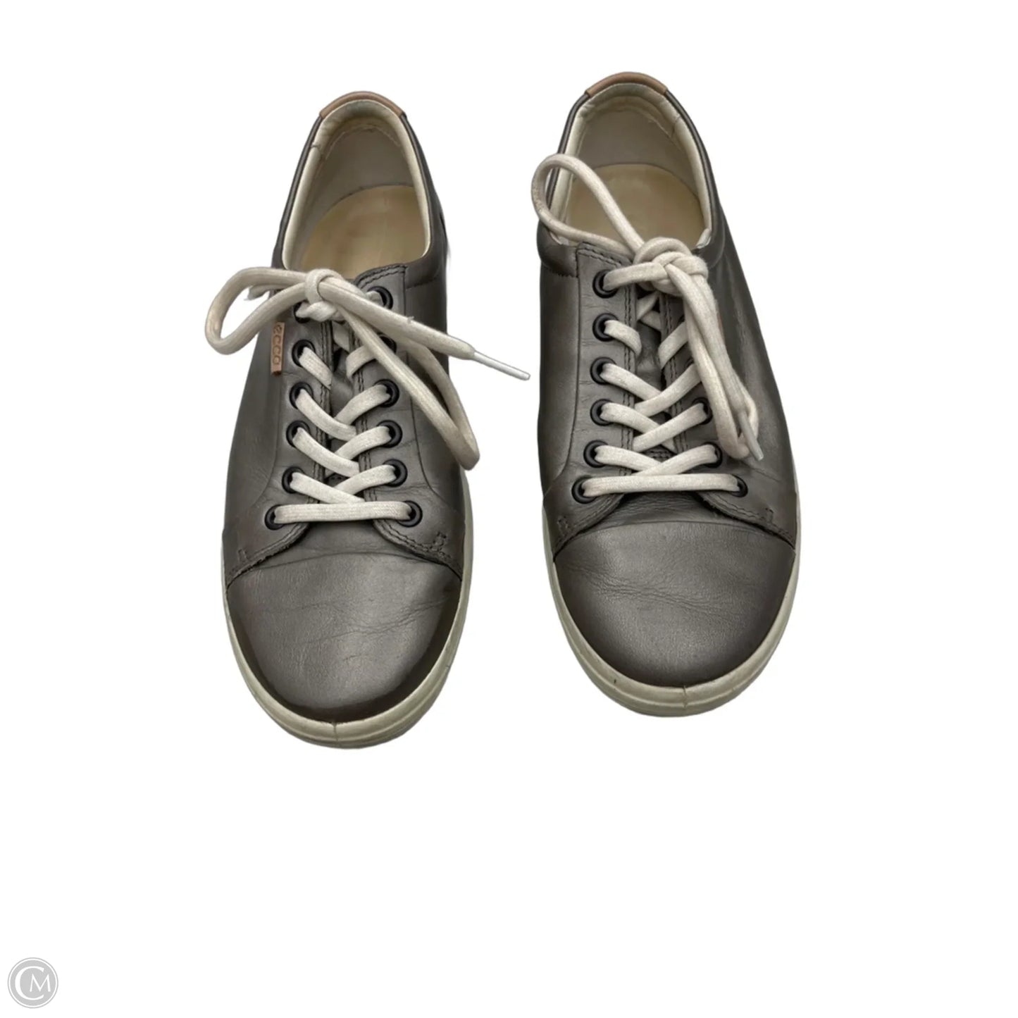Shoes Sneakers By Ecco In Silver, Size: 8.5