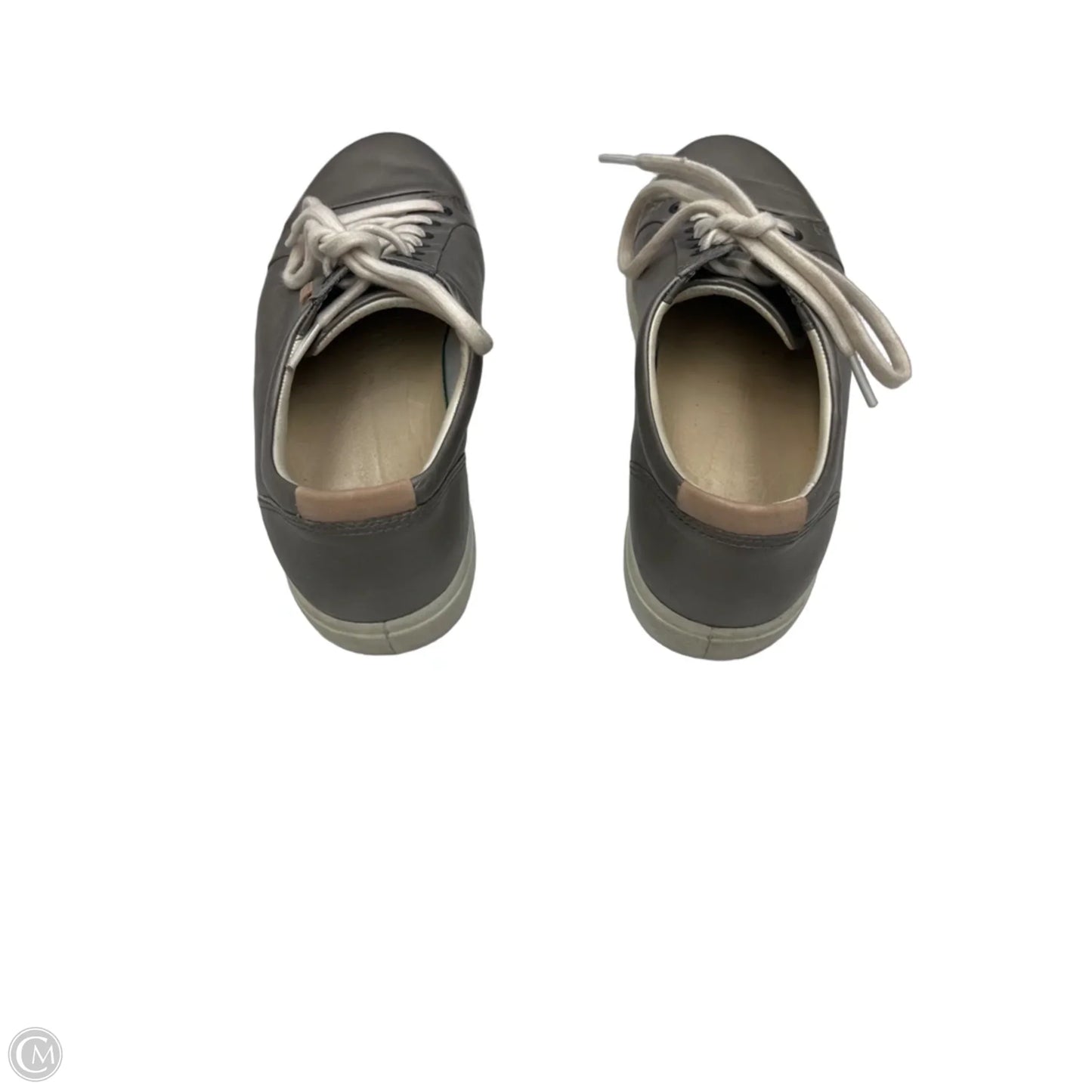 Shoes Sneakers By Ecco In Silver, Size: 8.5