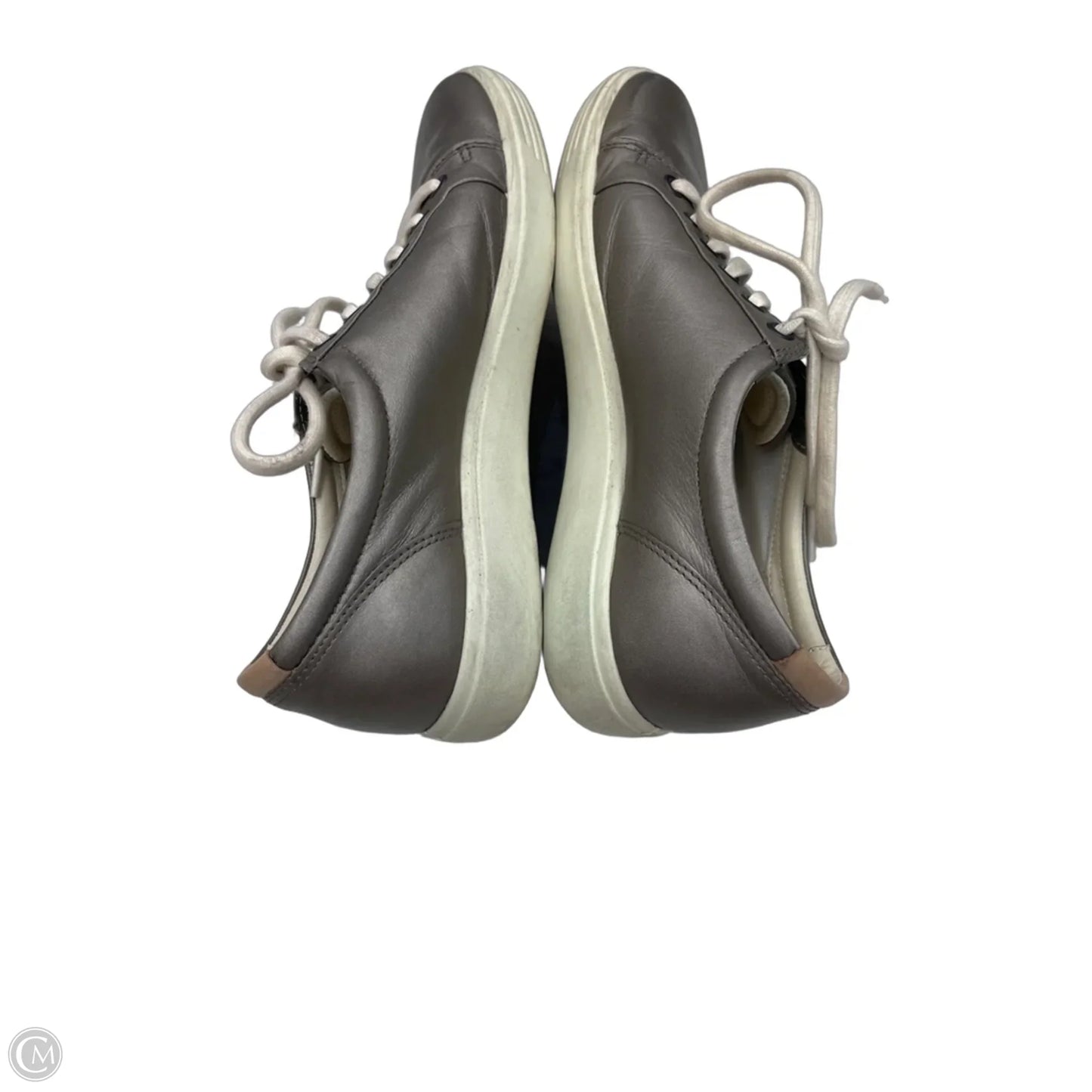 Shoes Sneakers By Ecco In Silver, Size: 8.5