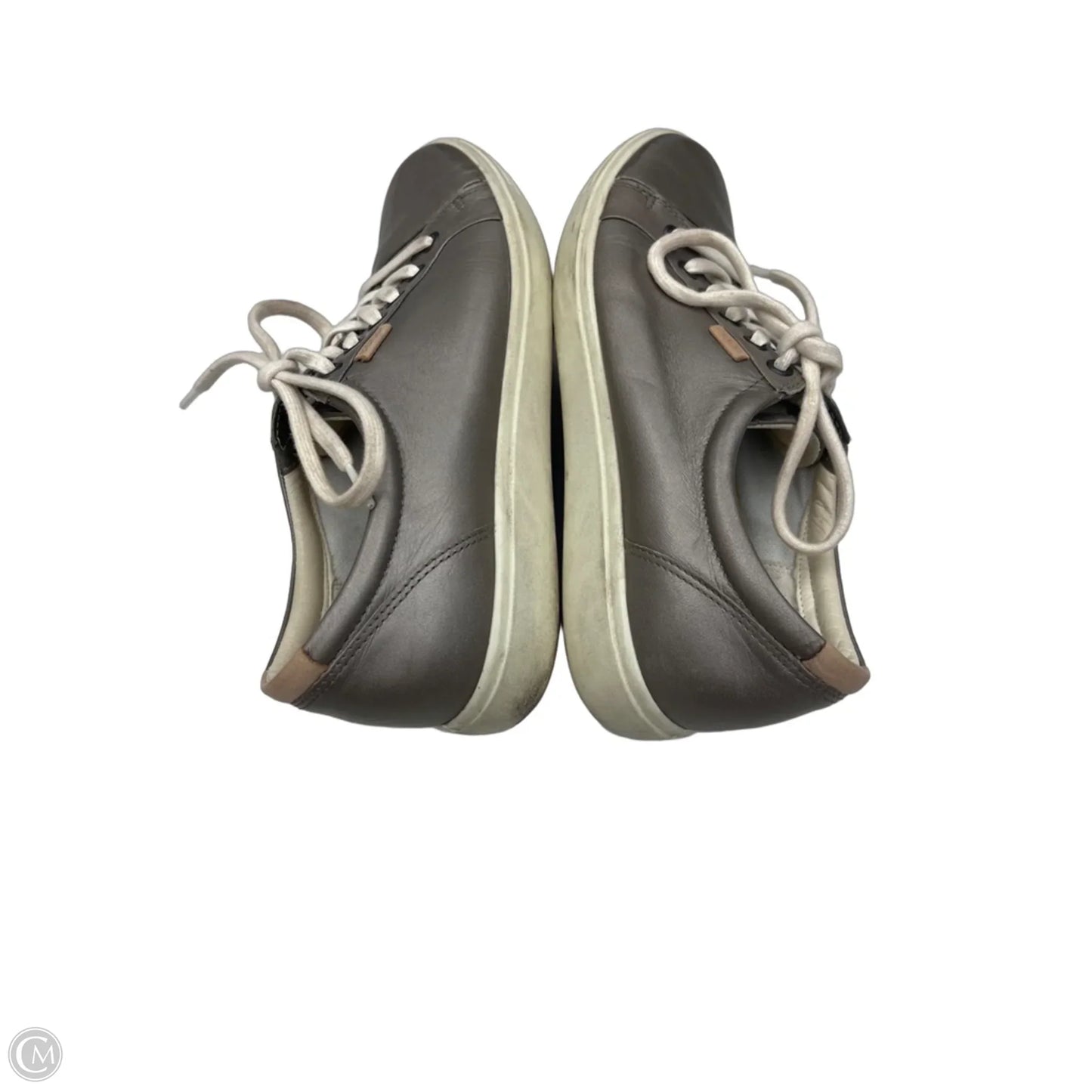 Shoes Sneakers By Ecco In Silver, Size: 8.5