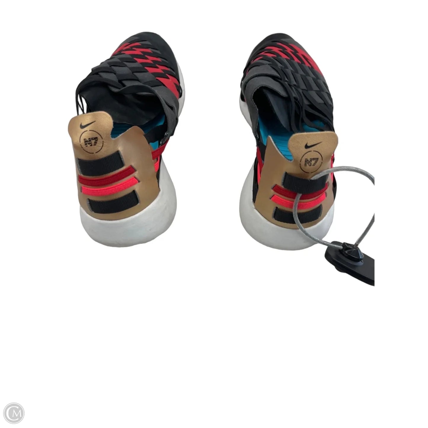 Shoes Sneakers By Nike In Black & Red, Size: 10