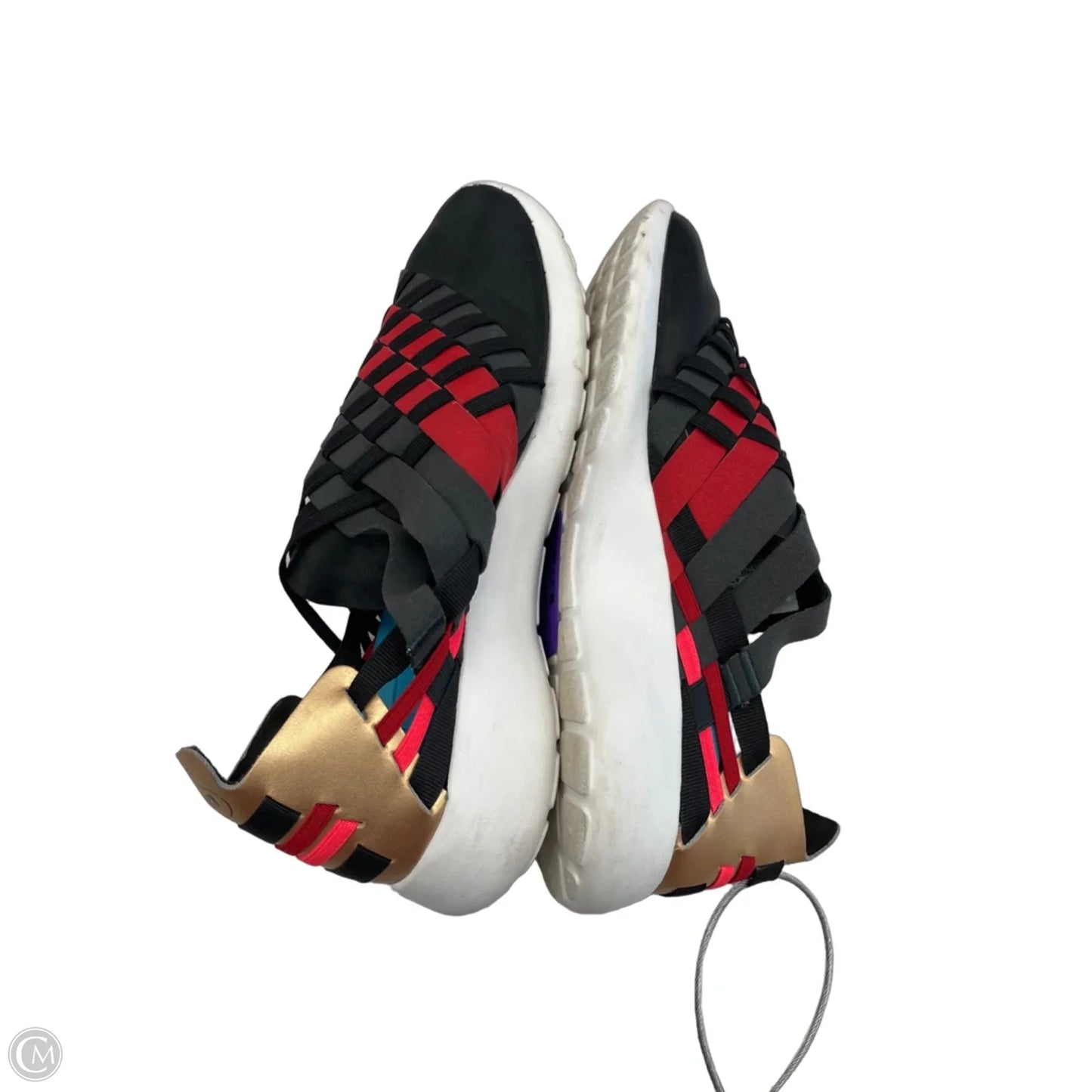 Shoes Sneakers By Nike In Black & Red, Size: 10
