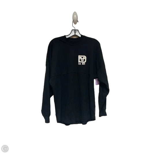 Top Long Sleeve By Disney Store In Black & White, Size: Xs