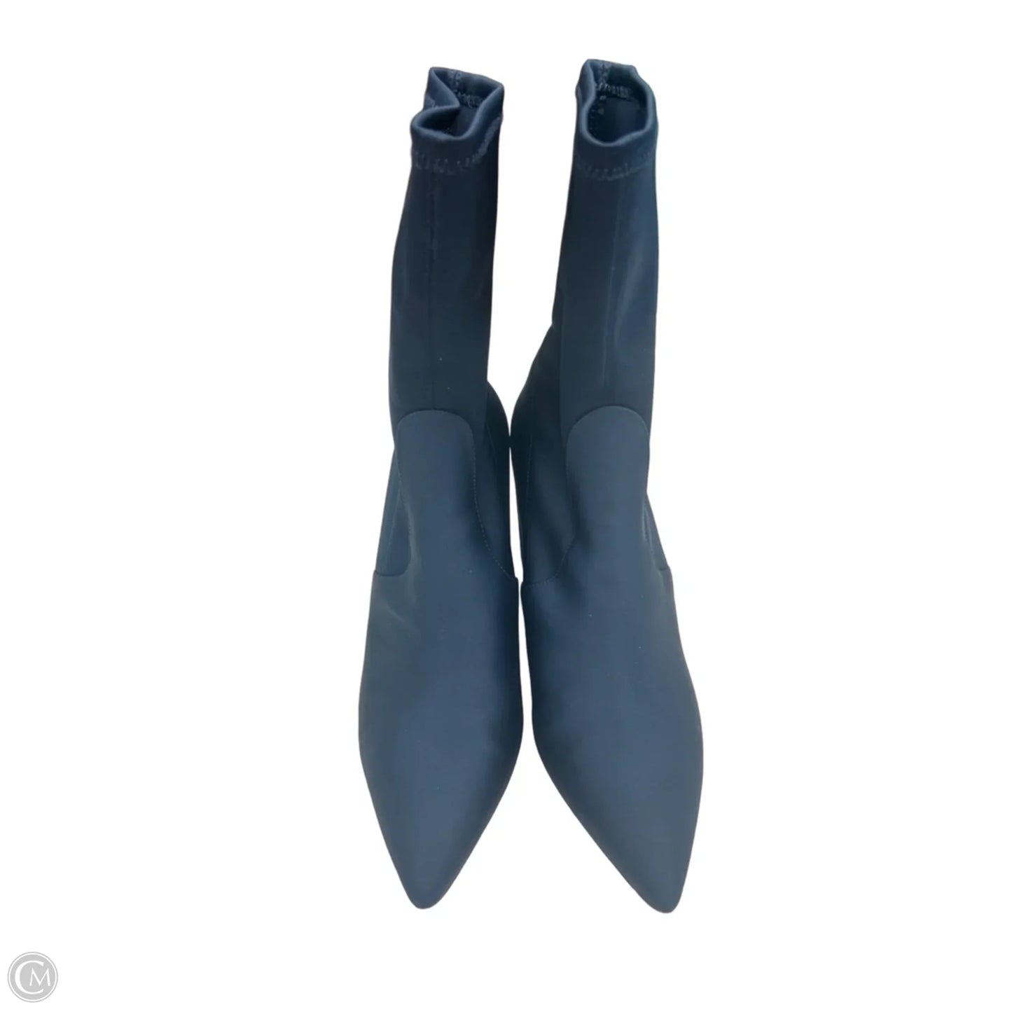 Boots Ankle Heels By Inc In Navy, Size: 8.5