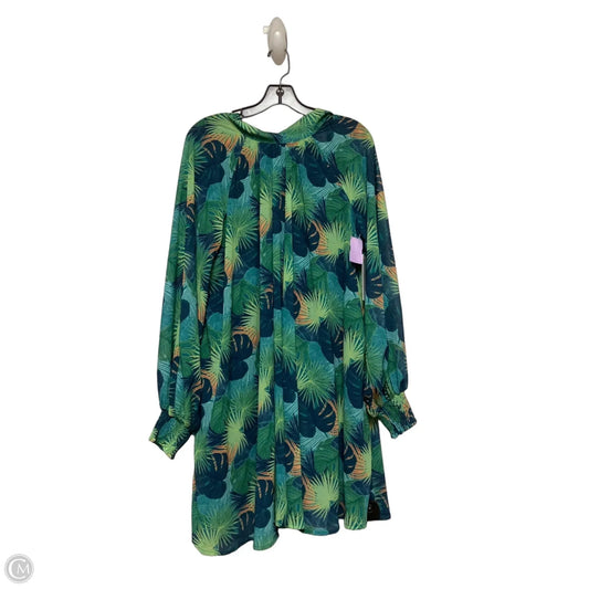 Dress Casual Short By Clothes Mentor In Tropical Print, Size: M
