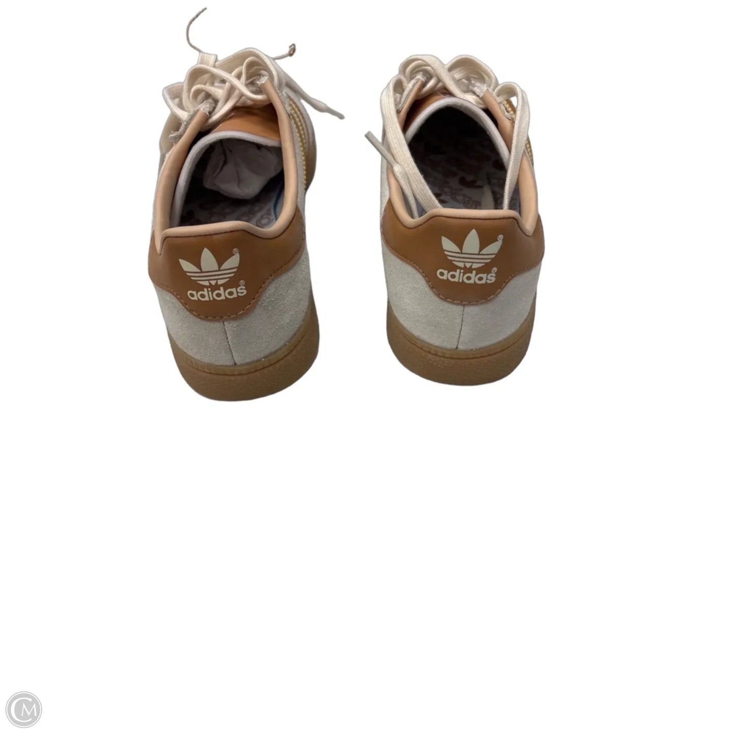 Shoes Sneakers By Adidas In Brown & Tan, Size: 10