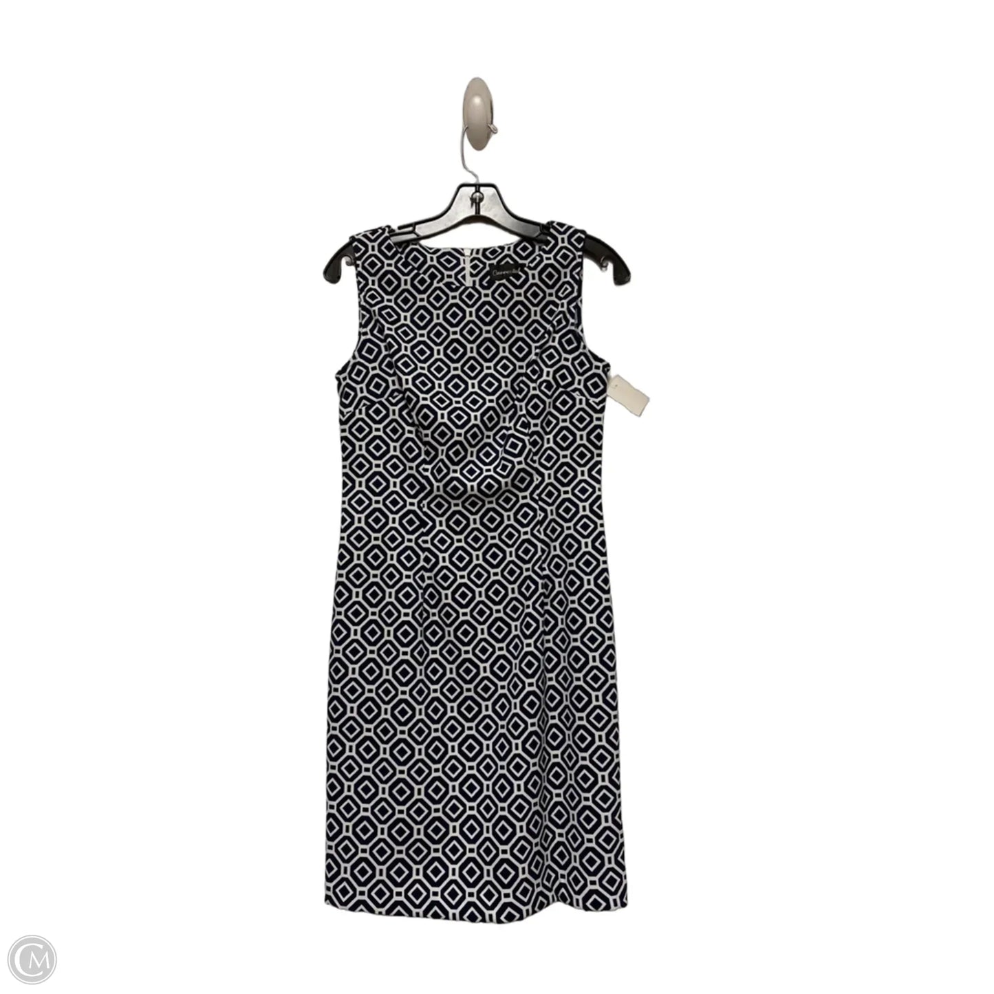 Dress Casual Midi By Connected Apparel In Geometric Pattern, Size: S