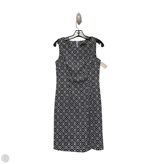Dress Casual Midi By Connected Apparel In Geometric Pattern, Size: S