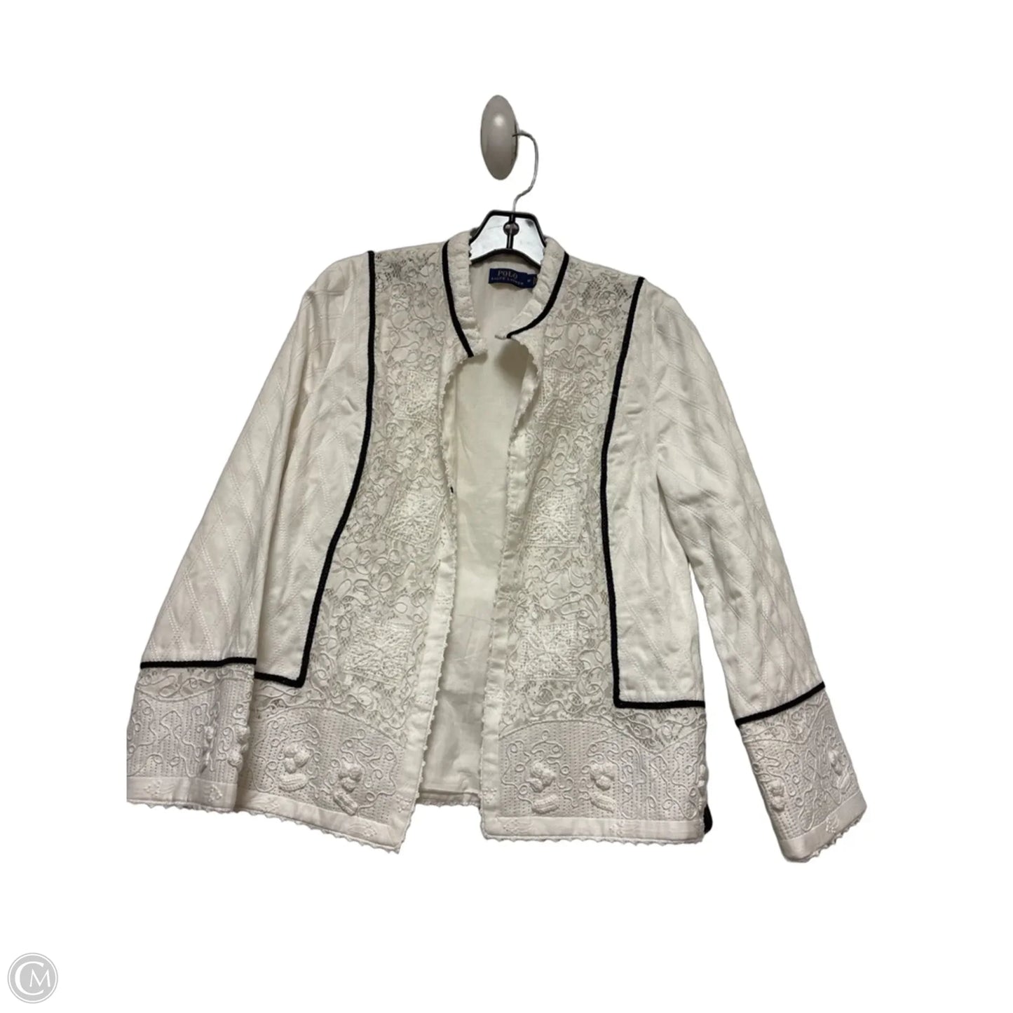 Blazer By Polo Ralph Lauren In Black & White, Size: M