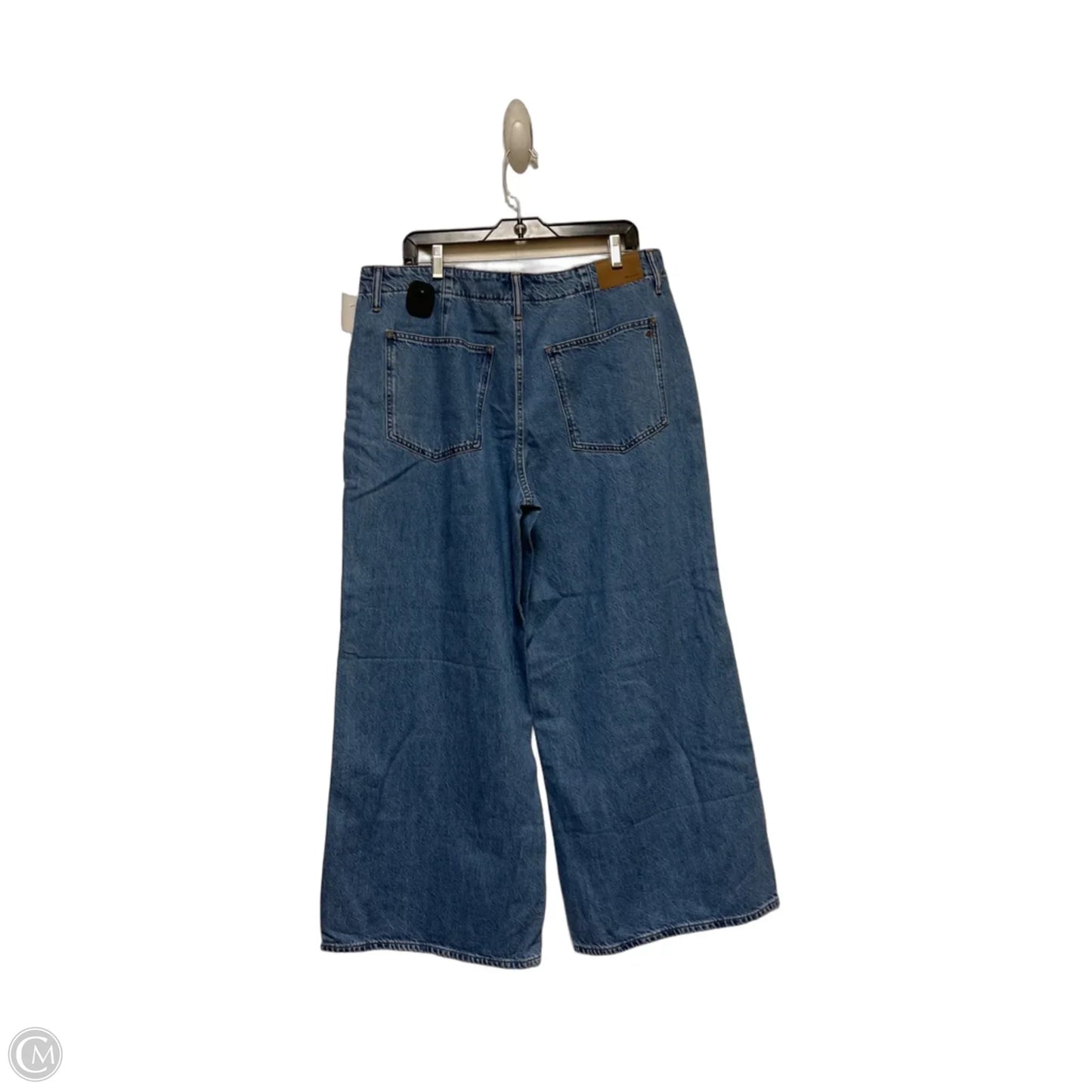 Jeans Wide Leg By Madewell In Blue Denim, Size: 10