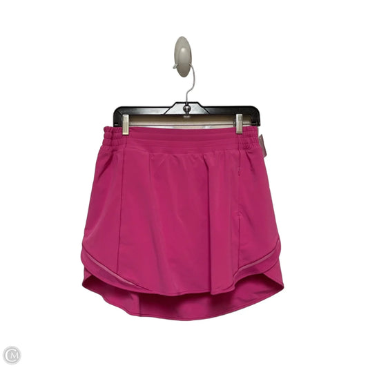 Athletic Skort By Lululemon In Pink, Size: 10